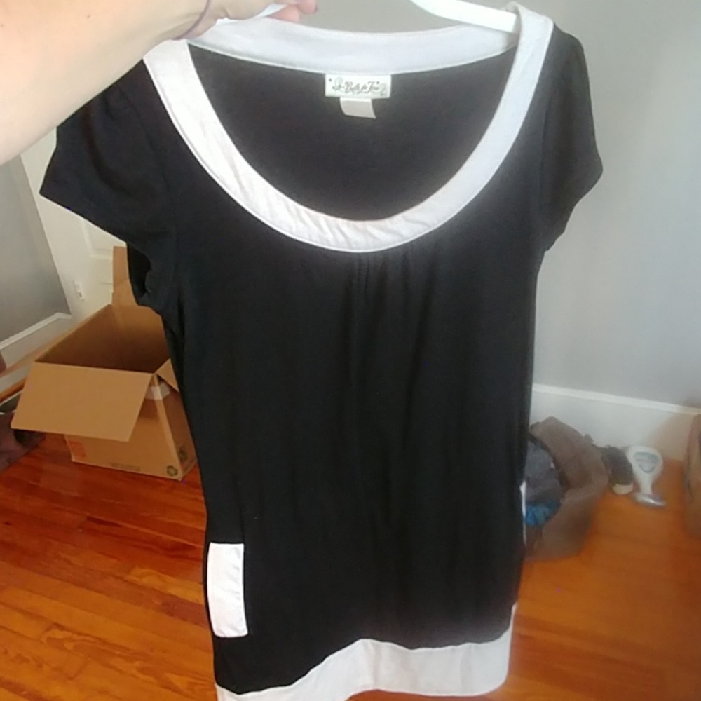 Black and White cotton dress